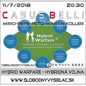 Casus belli 46 - 2018-07-11 Aktuálne udalosti a Hybridná vojna – Hybrid warfare