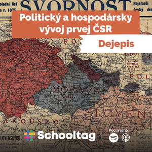 #Dejepis: Politický a hospodársky vývoj prvej ČSR