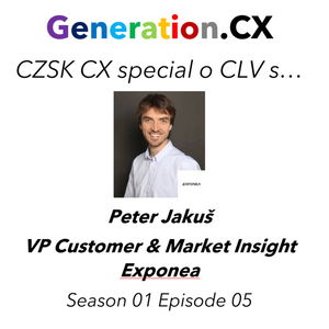 Generation.CX S01E05 Špeciál o CLV s Exponea (Peter Jakuš)