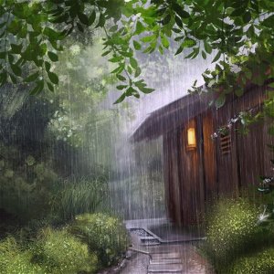 Letný dážď v starej stodole | Obsahuje binaurálne beaty na spanie