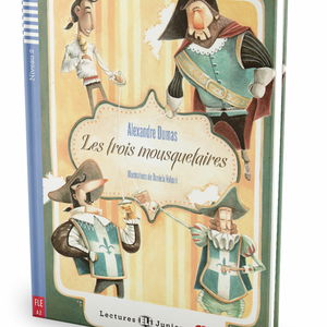 LIBRE: Počúvanie vo francúzštine – TRAJA MUŠKETIERI (LES TROIS MOUSQUETAIRES) + CD