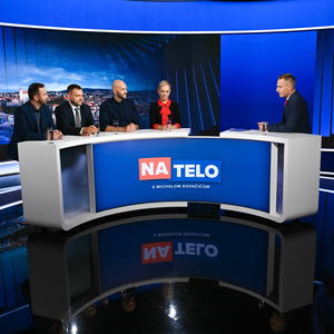 Na telo (1. 10.): Michal Truban, Denisa Saková, Michal Šipoš a Tomáš Taraba