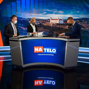 Na telo (30.5.): Roman Mikulec (OĽaNO) a Denisa Saková (Hlas)