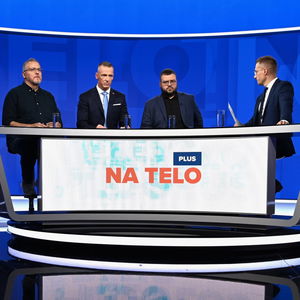 Na telo PLUS (21. 5.): Martin Královič, Peter Krajčírovič a Radovan Bránik