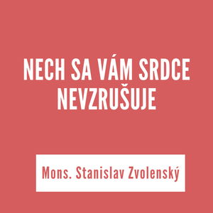 NECH SA VÁM SRDCE NEVZRUŠUJE | Mons. Stanislav Zvolenský