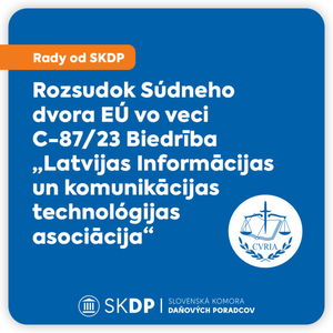 Rozsudok Súdneho dvora EÚ vo veci Biedrība „Latvijas Informācijas un komunikācijas technológijas asociācija“