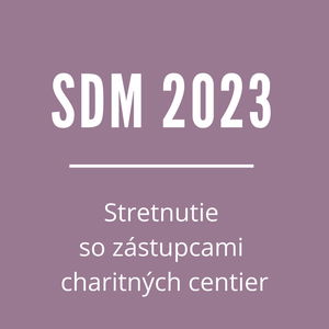 SDM 2023 | Stretnutie so zástupcami charitných centier