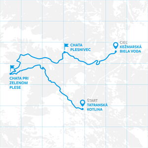 Turistická trasa: Tatranská Kotlina – Kežmarská Biela voda