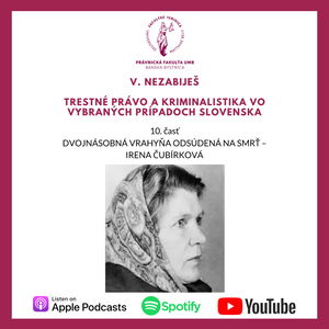 V. NEZABIJEŠ - Dvojnásobná vrahyňa odsúdená na smrť - Irena Čubírková