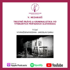 V. NEZABIJEŠ - Vyvraždená rodina - Jaroslav Garaj