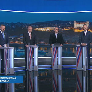 Voľby 2020: Andrej Kiska, Marian Kotleba, Peter Pellegrini, Michal Truban a Igor Matovič