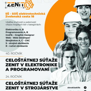 ZENIT preverí zručnosti žiakov v oblastiach programovania, grafiky, elektroniky a strojárstva